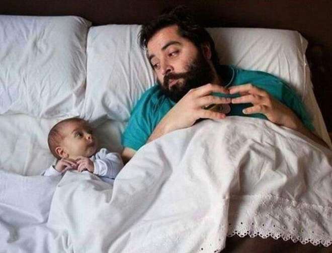 Like Father, Like Son; 15 Kids That Are Trying To Be Just Like Their Dad! So Cute! Quotes   